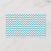 Blue Chevron Discount speciale Punch-kaart Klantenkaartje (Achterkant)