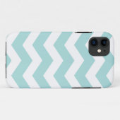 Blue Chevron Hoesje Savvy iPhone 5 Hoesje (Achterkant (horizontaal))