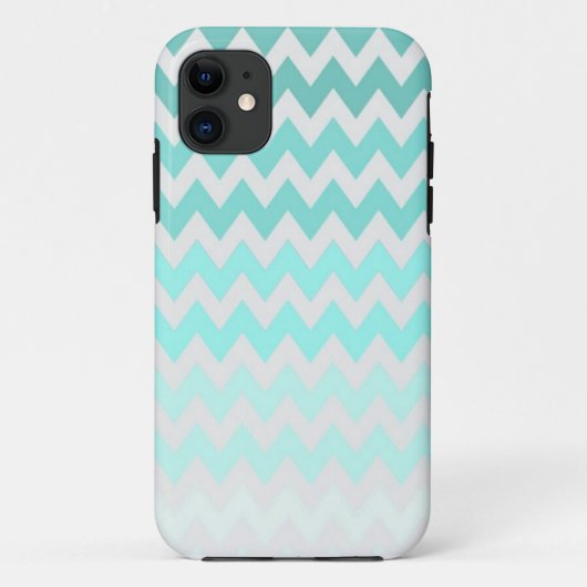 Blue Chevron iPhone 5s, 5c en 5 hoesje (Achterkant)