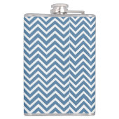 Blue Chevron maatkolf Heupfles (Achterkant)