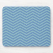 Blue Chevron Pattern Muismat zigazg (Voorkant)