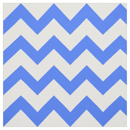 Blue Chevron Pattern Stof (Swatch)