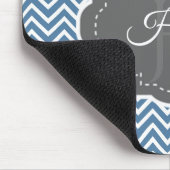 Blue Chevron persoonlijke Muismat (Hoek)