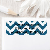 Blue Chevron Return Label (Insitu)