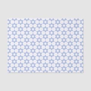 Blue Chevron Star van David Hanukkah Tissuepapier