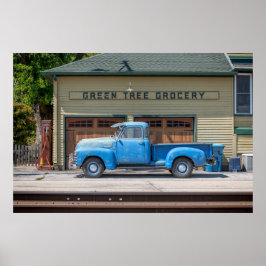  Blue Chevy Poster