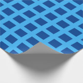 Blue Chex Cadeaupapier (Hoek)