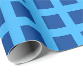 Blue Chex Cadeaupapier (Rol Hoek)