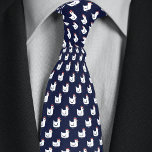 Blue Chicken Farmer Stropdas<br><div class="desc">Of je nu een kippenboer bent of gewoon van kippen houdt,  dit ontwerp maakt een leuke aanvulling op je garderobe. Verbeter de mode door een paar overeenkomende sokken met hetzelfde ontwerp toe te voegen.</div>