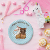 Blue Chihuahua Paper Borden Papieren Bordje (Feest)