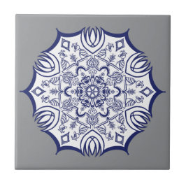 Blue China design Tegeltje