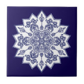 Blue China Mandela Tegeltje (Voorkant)