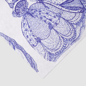 Blue China Pattern-document Tissuepapier (Detail)