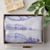 Blue China Pattern-document Tissuepapier (Geschenk)