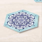 Blue China Style with creatures Kartonnen Onderzetters (Schuin)