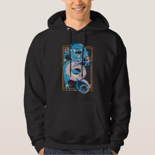 Blue Chinese Dragon Hoodie