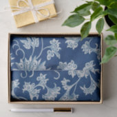 Blue Chinese Ornamenten Decoupage Prints Tissuepapier (Geschenk)