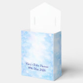 Blue Chinoiserie Baby Shower Favor Box Bedankdoosjes (Geopend)