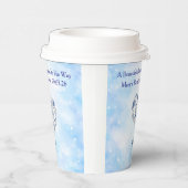 Blue Chinoiserie Baby Shower Tableware Set Papieren Bekers (Rechts)