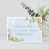 Blue Chinoiserie Books Request Kaart - Trianon (Staand voorkant)