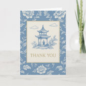 Blue Chinoiserie Card  Kaart (Voorkant)
