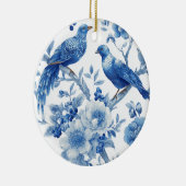 Blue Chinoiserie Christmas Ornament  (Rechts)