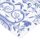  Blue Chinoiserie Floral Korte Tafelloper (Hoek)