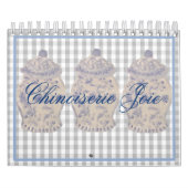 Blue Chinoiserie Hand Painted Ginger Jar Jars Cale Kalender (Hoes)