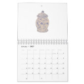 Blue Chinoiserie Hand Painted Ginger Jar Jars Cale Kalender (Jan 2027)