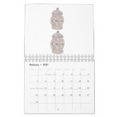 Blue Chinoiserie Hand Painted Ginger Jar Jars Cale Kalender (Feb 2027)