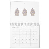 Blue Chinoiserie Hand Painted Ginger Jar Jars Cale Kalender (Mar 2027)