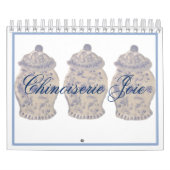 Blue Chinoiserie Hand Painted Ginger Jar Jars Kalender (Hoes)