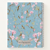 Blue Chinoiserie Memoranda  Notitieboek (Achterkant)