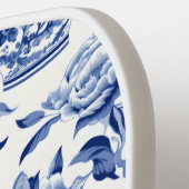 Blue Chinoiserie Monogram Pickleball Paddle (Links Detail)