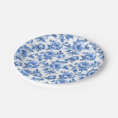 Blue Chinoiserie Papieren Bordje (Gekanteld)