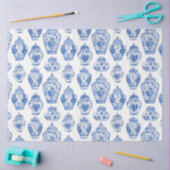 Blue Chinoiserie Pattern  Tissuepapier (Craft)