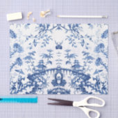 Blue Chinoiserie Tissuepapier (Craft)
