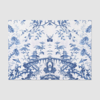 Blue Chinoiserie Tissuepapier