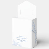 Blue Chinoiserie Toile de Jouy Wedding Bedankdoosjes (Open)