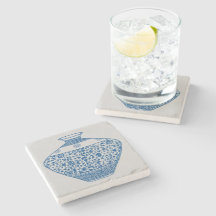  Blue Chinoiserie Vase Ginger Jar