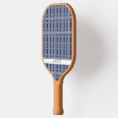 Blue Chinoisserie Gepersonaliseerde Pickleball Pad Pickleball Paddle (Links)