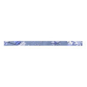 Blue Chintz Satin Ribbon Satijnen Lint (Voorkant)