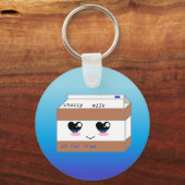 Blue Choccy Button Sleutelhanger (Voorkant)