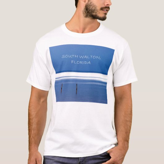 Blue Choctawhchee Bay in South Walton, Florida T-shirt (Voorkant)