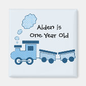 Blue Choo Choo Train Magneet (Voorkant)