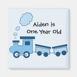 Blue Choo Choo Train Magneet