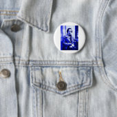 Blue Chopin Ronde Button 5,7 Cm (In situ)