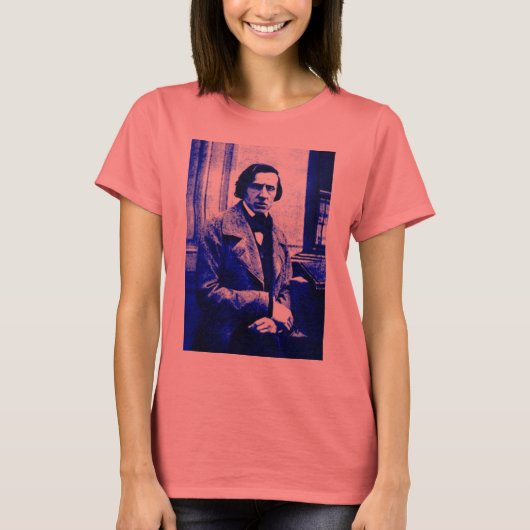 Blue Chopin T-shirt (Voorkant)