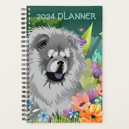 BLUE CHOW 2024 Daily Planner tekst aanpassen (Voorkant)
