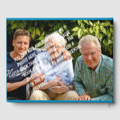 Blue Christelijk Cross, White Clouds Memorial Gastenboek (Achterkant)